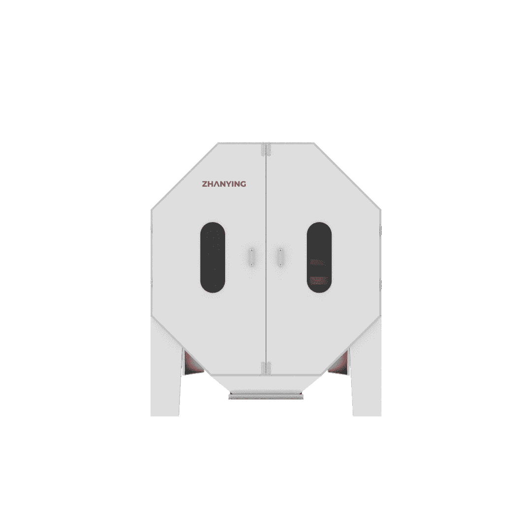 展鹰粮机SC180圆筒初清筛 - 专业粮食机械设备图片，展示SC180圆筒初清筛的结构特点和工艺设计