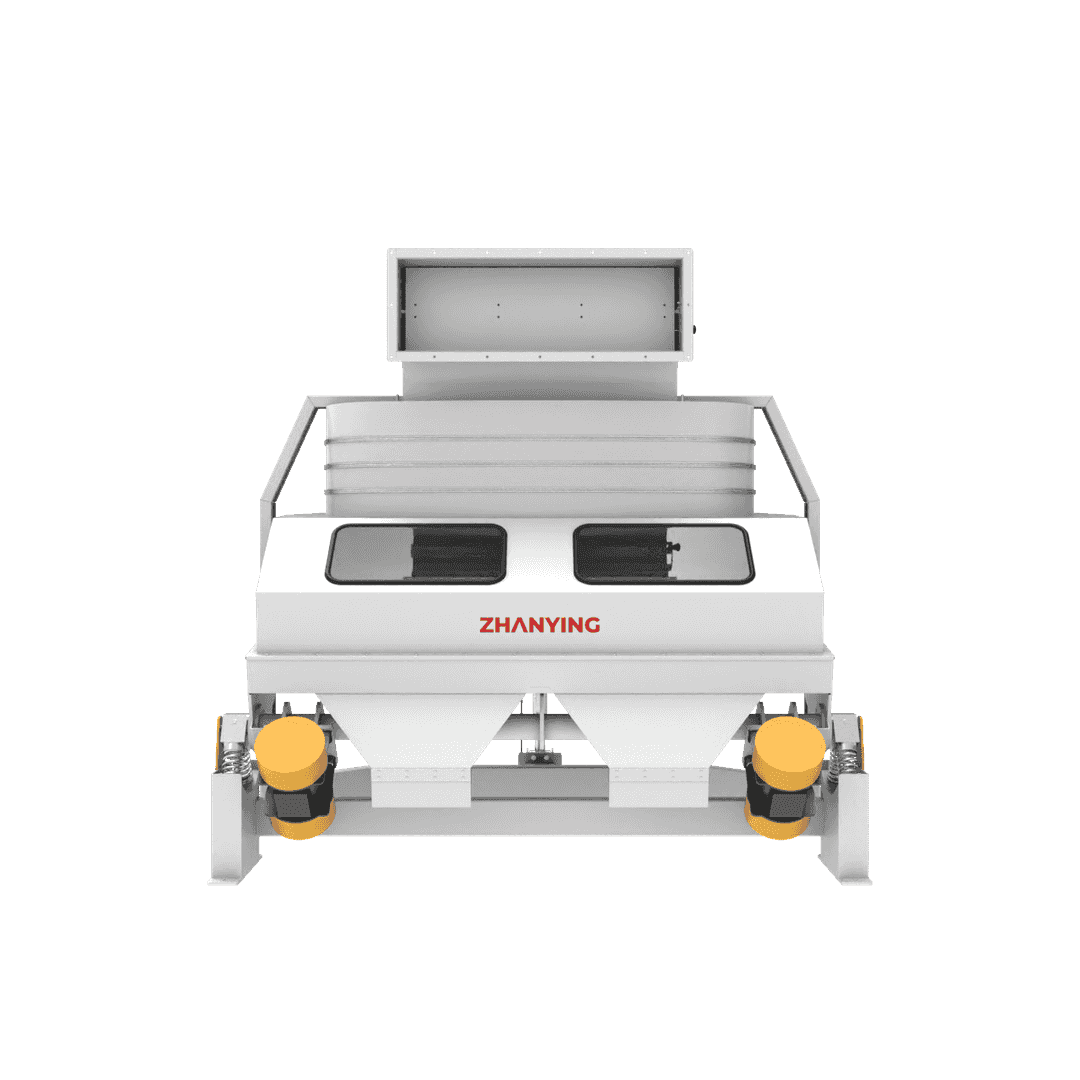 展鹰粮机TQSZ175振动去石机 - 专业粮食机械设备图片，展示TQSZ175振动去石机的结构特点和工艺设计