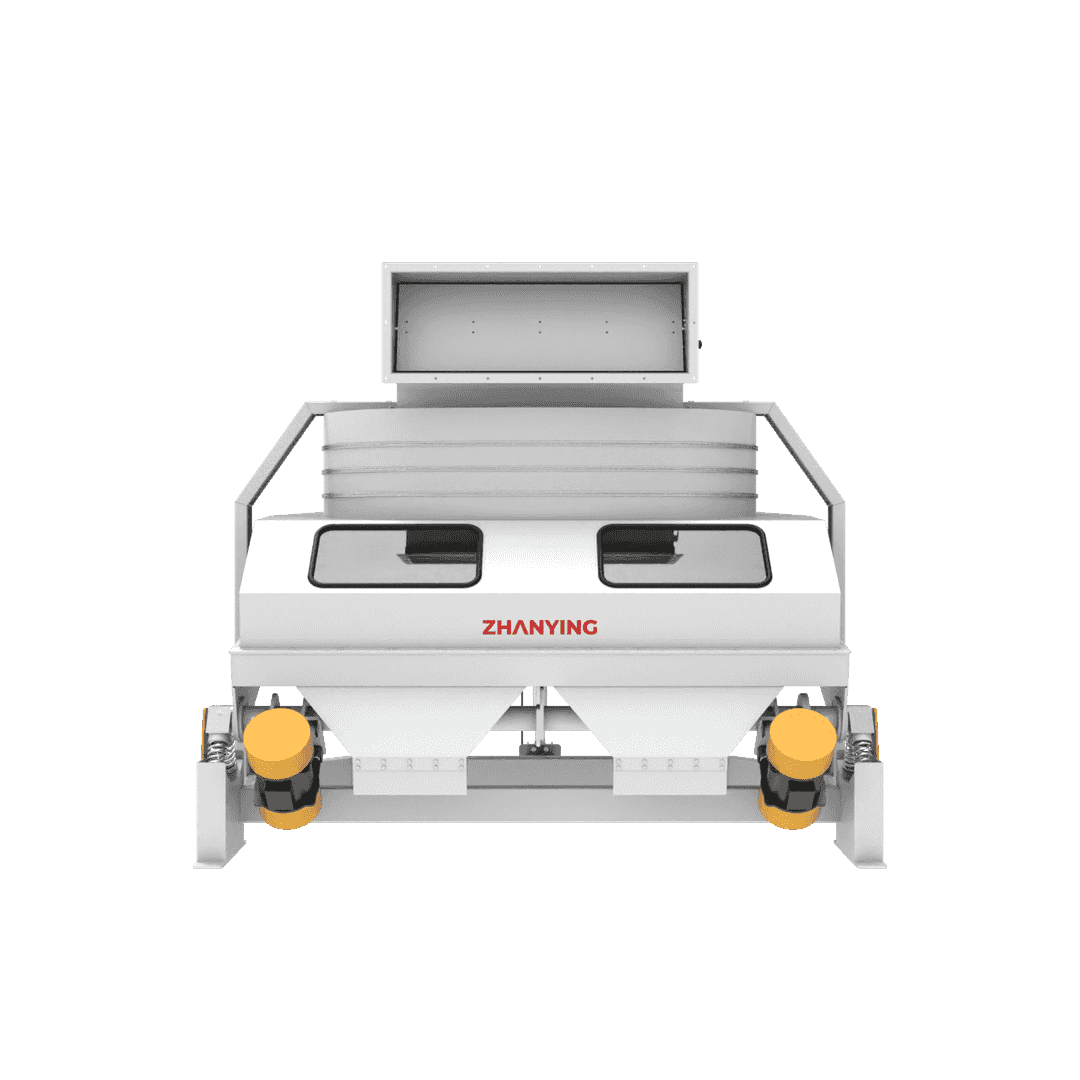 展鹰粮机TQSZ200振动去石机 - 专业粮食机械设备图片，展示TQSZ200振动去石机的结构特点和工艺设计